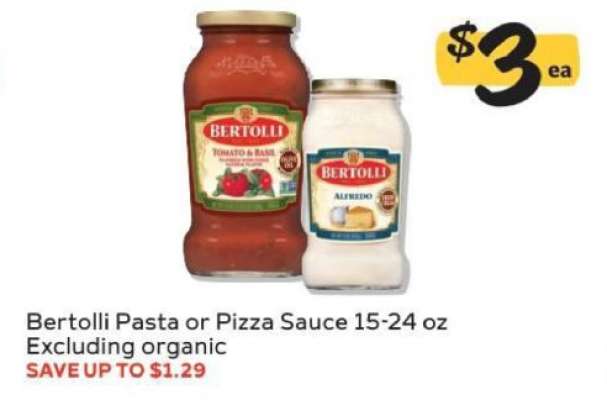 Bertolli Pasta or Pizza Sauce