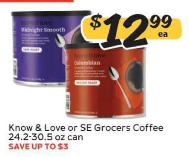 Know & Love or SE Grocers Coffee
