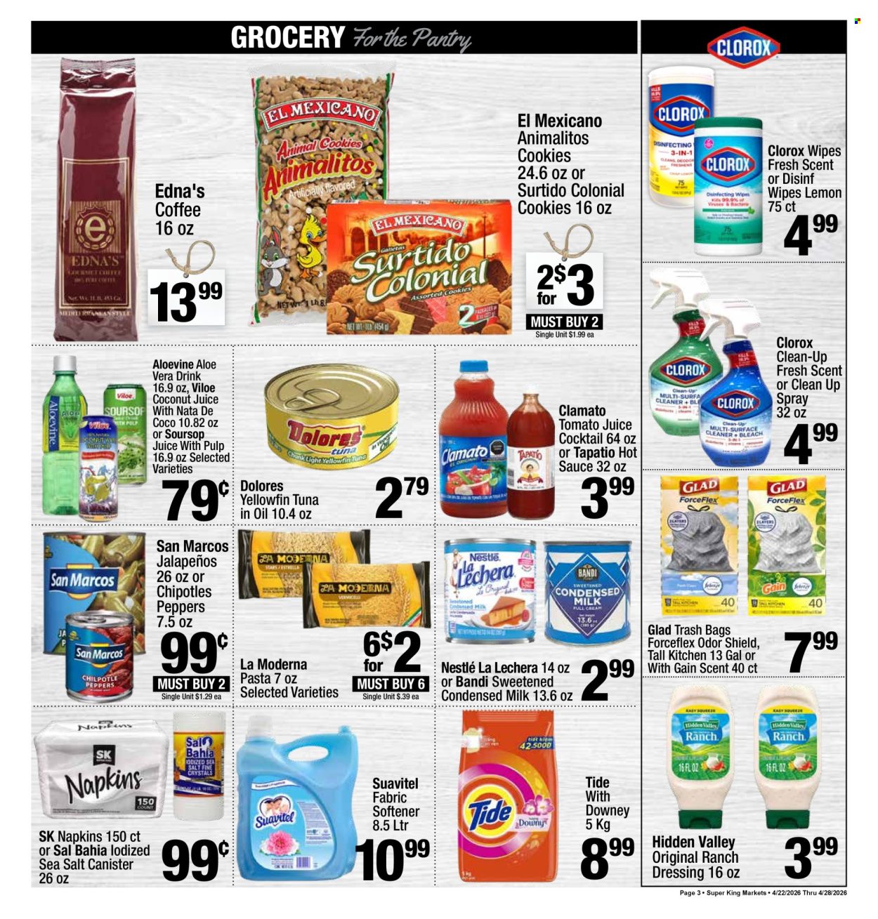 Super King Markets ad - 04/22/2026 - 04/28/2026. Page 3