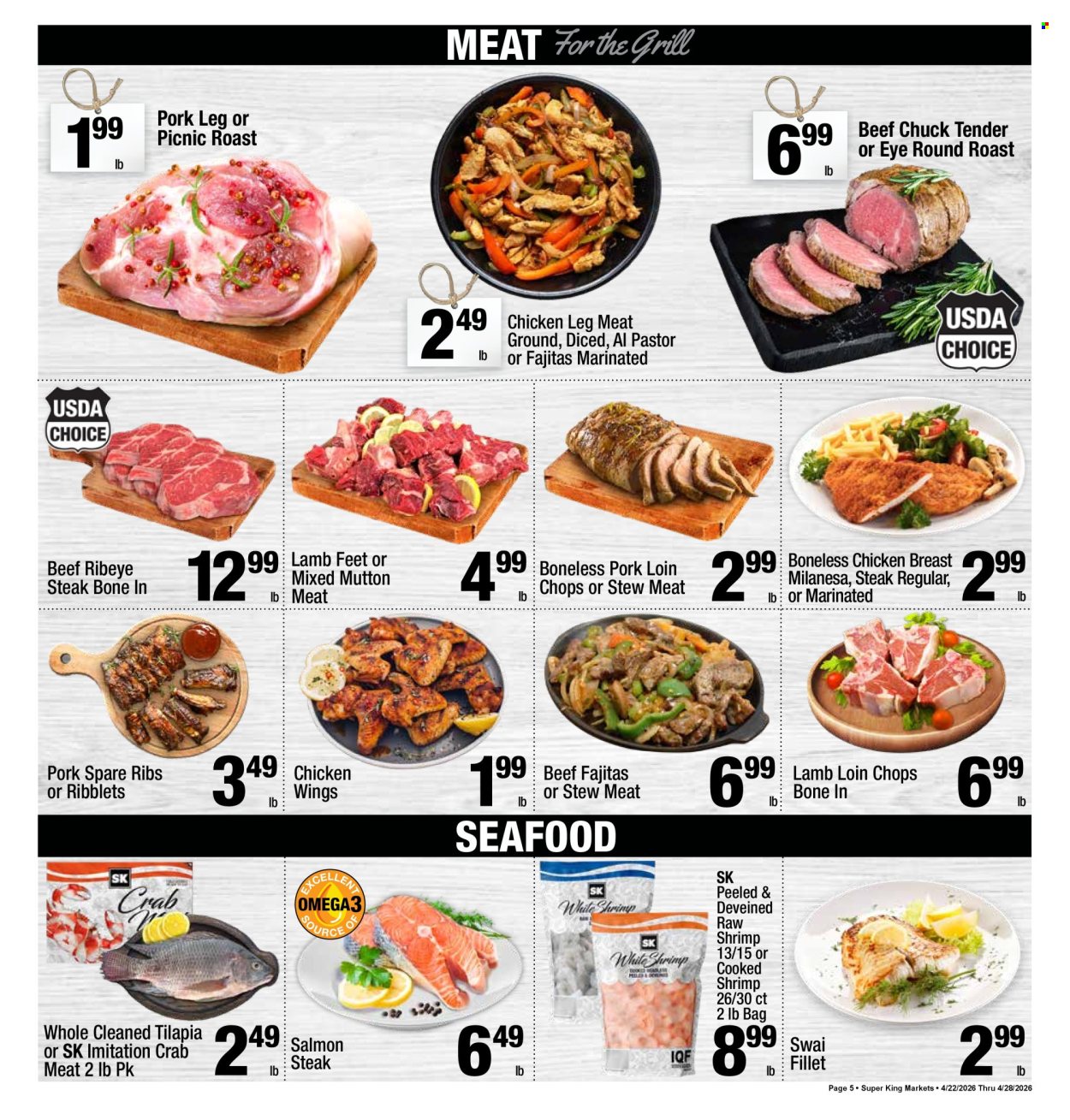 Super King Markets ad - 04/22/2026 - 04/28/2026. Page 6