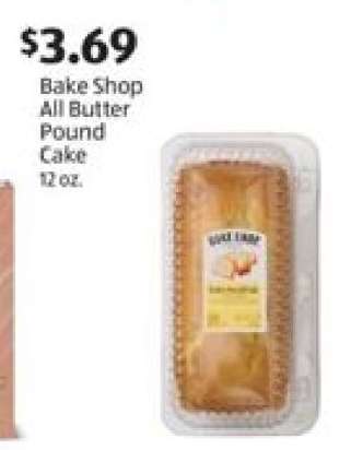 Bake Shop All Butter Pound Cake