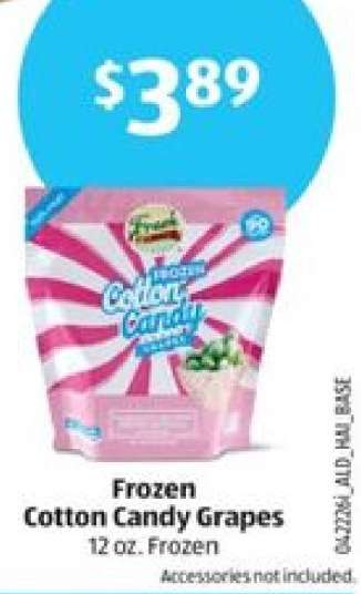 Frozen Cotton Candy Grapes