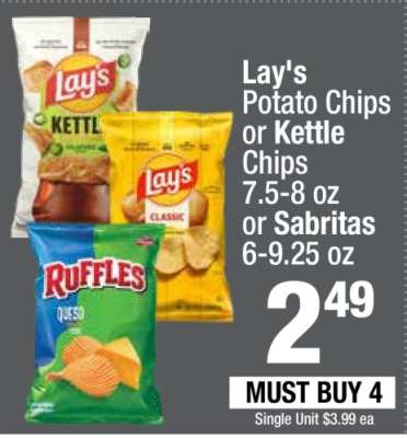 Lay's Potato Chips or Kettle Chips