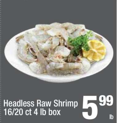 Headless Raw Shrimp