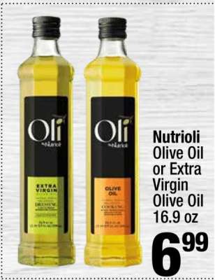 Nutrioli Olive Oil or Extra Virgin Olive Oil
