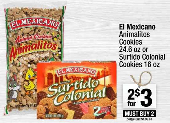 El Mexicano Animalitos Cookies
