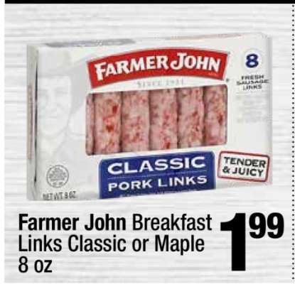 Farmer John Breakfast Links Classic or Maple