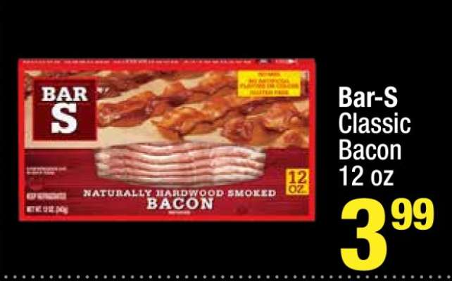 Bar-S Classic Bacon 12 oz