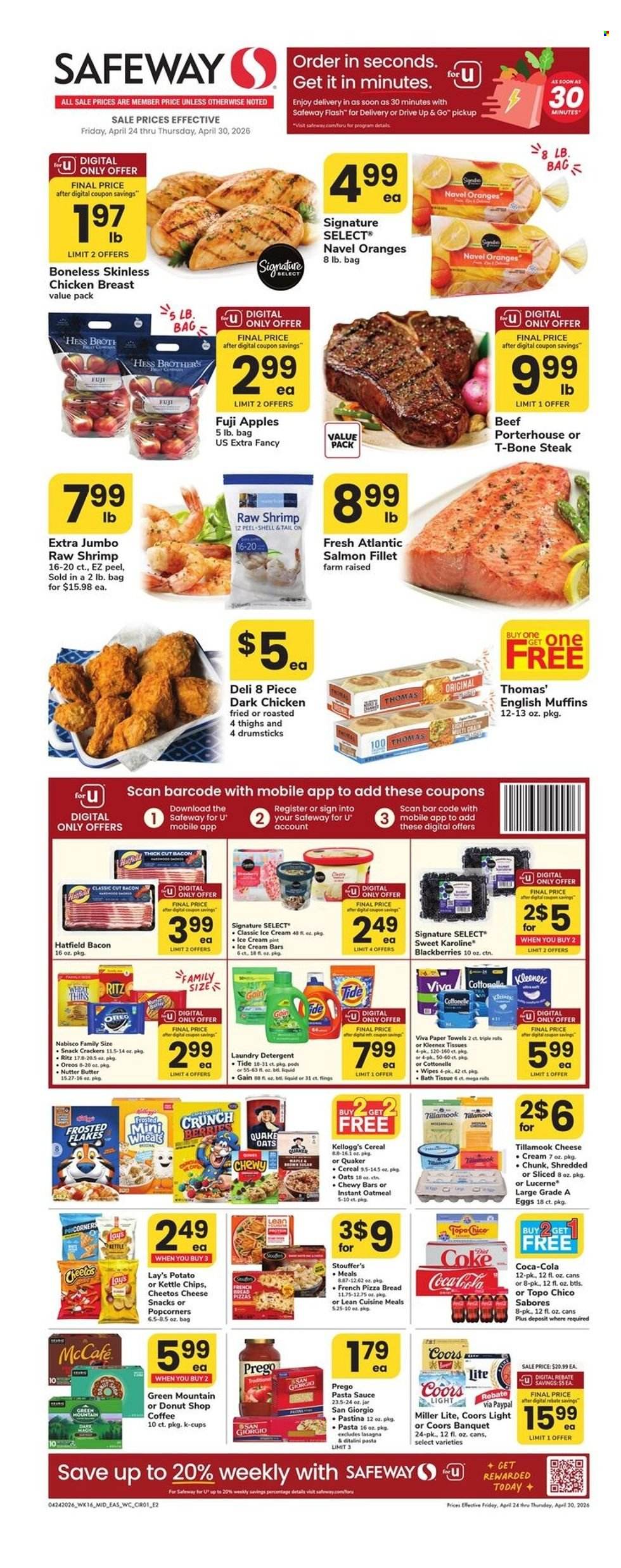 Safeway ad - 04/24/2026 - 04/30/2026. Page 1