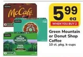 Green Mountain or Donut Shop Coffee