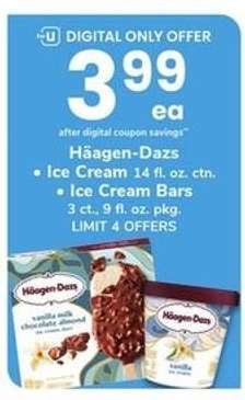 Häagen-Dazs Ice Cream and Bars