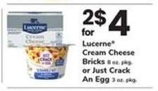 Lucerne Cream Cheese Bricks or Just Crack An Egg