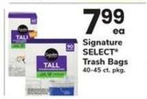 Signature SELECT Trash Bags