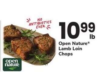 Open Nature Lamb Loin Chops