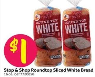 Stop & Shop Roundtop Sliced White Bread