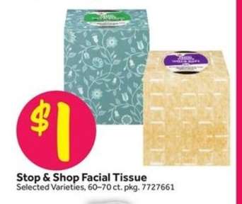 Stop & Shop Facial Tissue