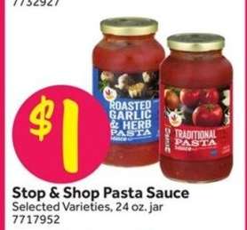 Stop & Shop Pasta Sauce