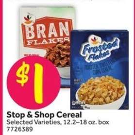 Stop & Shop Cereal