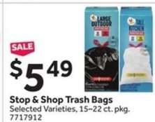 Stop & Shop Trash Bags