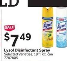 Lysol Disinfectant Spray