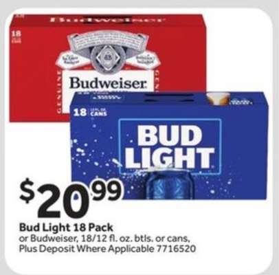 Bud Light 18 Pack