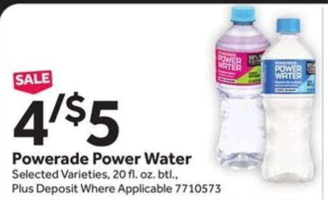 Powerade Power Water