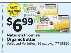 Nature's Promise Organic Butter