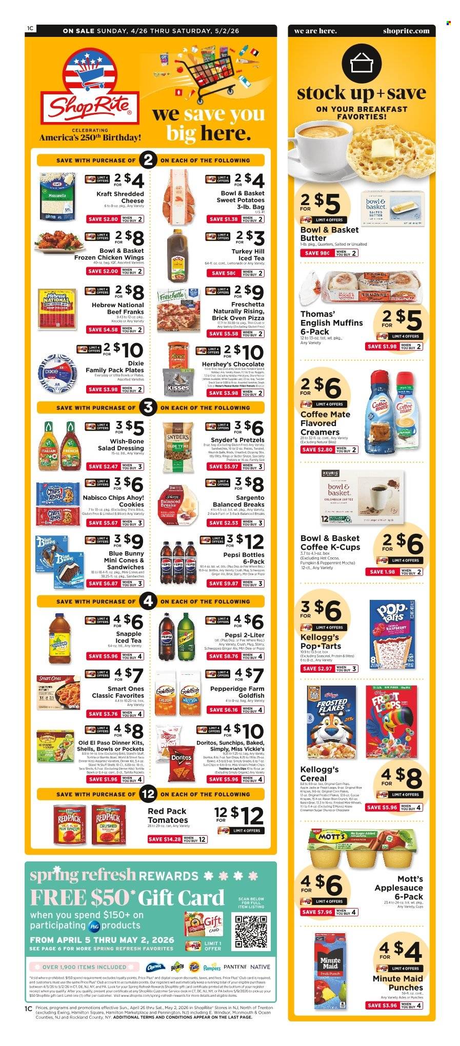 ShopRite ad - 04/26/2026 - 05/02/2026. Page 1