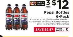 Pepsi Bottles 6-Pack
