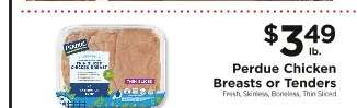 Perdue Chicken Breasts or Tenders