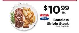 Boneless Sirloin Steak
