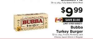 Bubba Turkey Burger