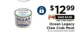 Ocean Legacy Claw Crab Meat