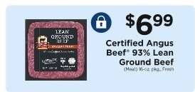 Certified Angus Beef 93% Lean Ground Beef