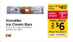 Klondike Ice Cream Bars