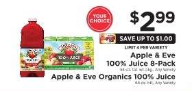 Apple & Eve 100% Juice