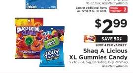 Shaq A Licious XL Gummies Candy