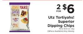 Utz Tortiyahs! Superior Dipping Chips