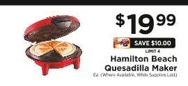 Hamilton Beach Quesadilla Maker