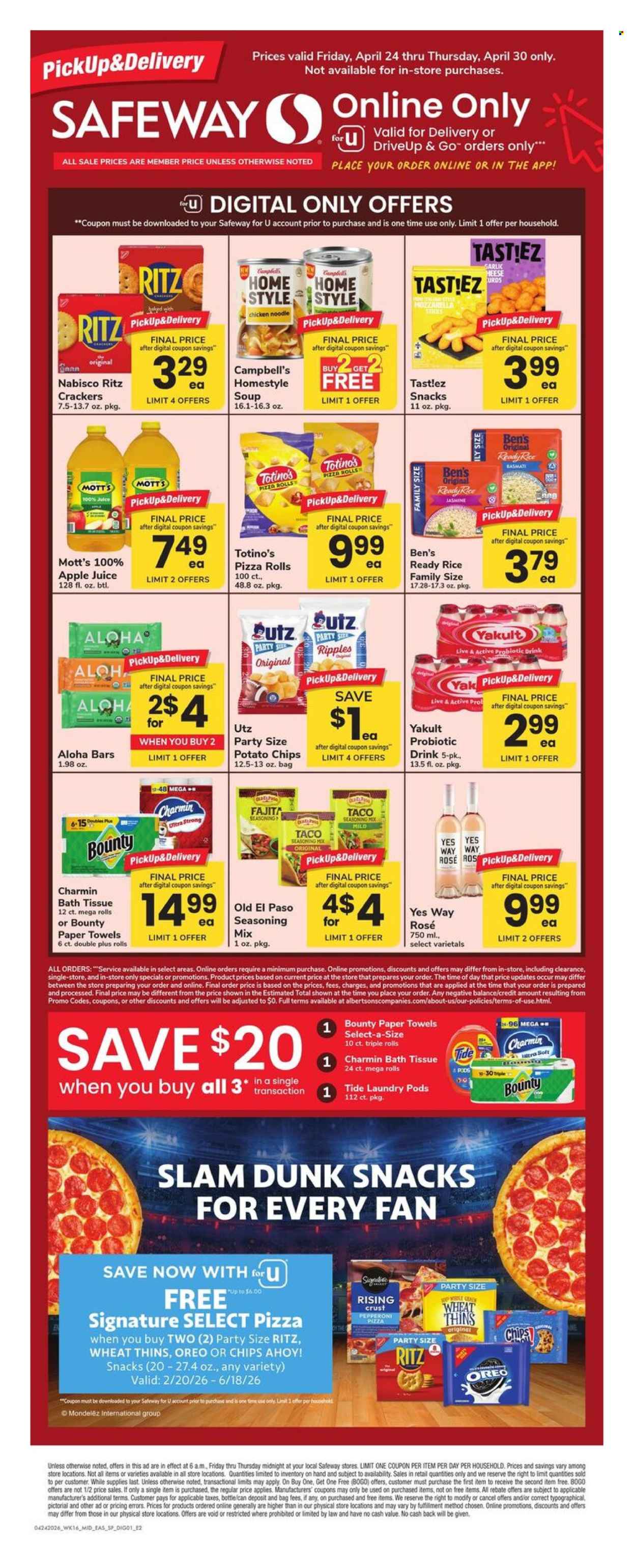 Safeway ad - 04/24/2026 - 04/30/2026. Page 1