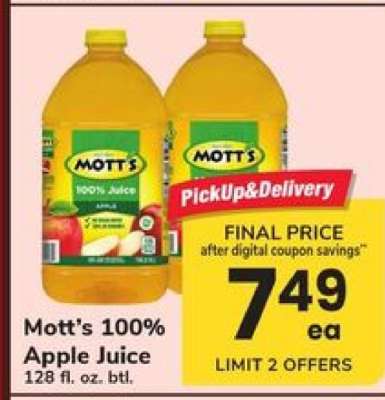 Mott's 100% Apple Juice
