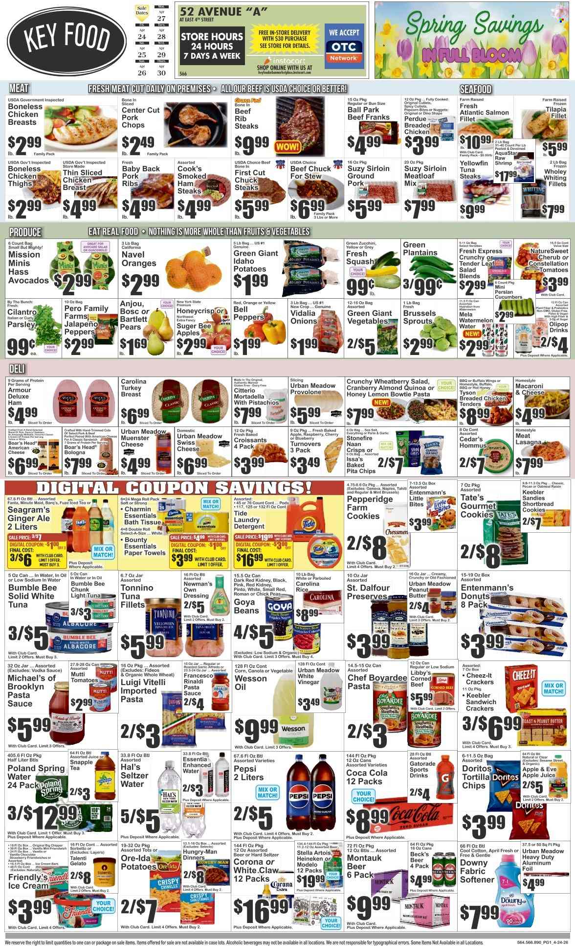 Key Food ad - 04/24/2026 - 04/30/2026. Page 1