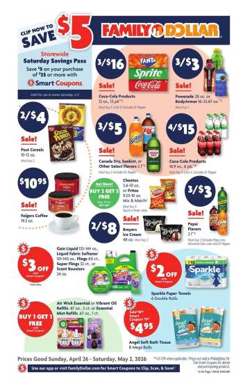 Family Dollar Flyer - 04/26/2026 - 05/02/2026.