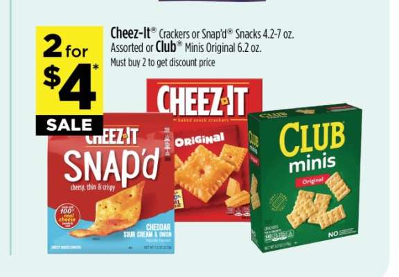 Cheez-It or Club Minis