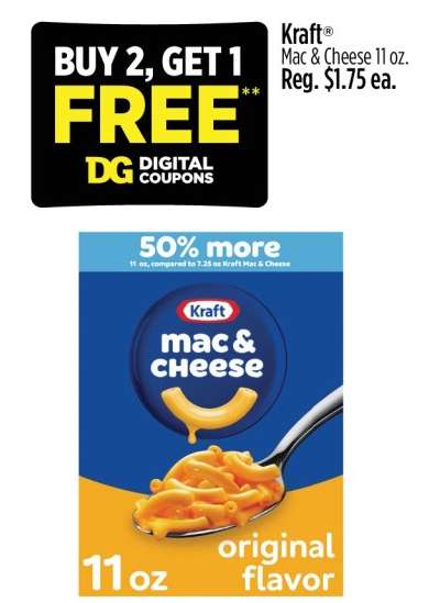 Kraft® Mac & Cheese 11 oz.