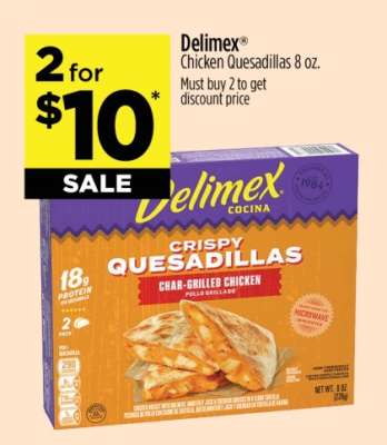 Delimex® Chicken Quesadillas 8 oz.
