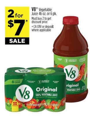 V8 Vegetable Juice