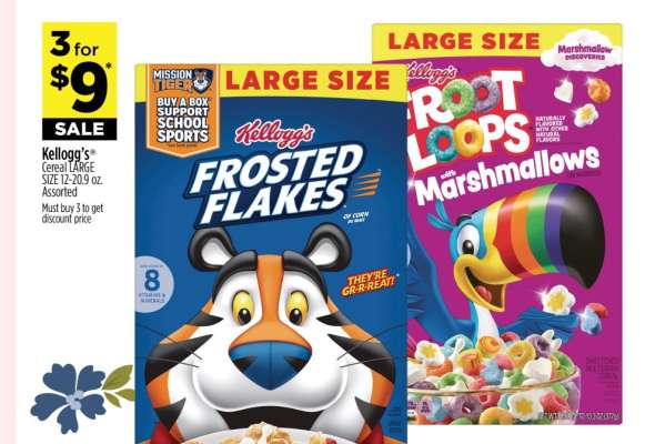 Kellogg's Cereal Large Size