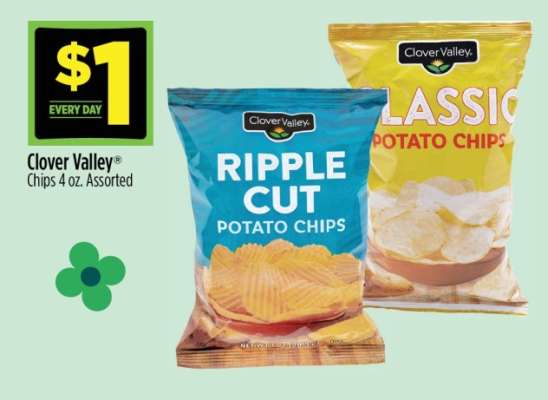 Clover Valley Chips 4 oz. Assorted