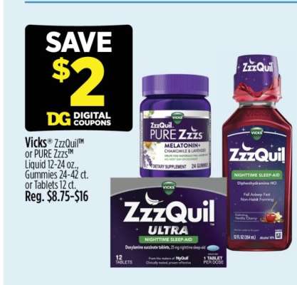 Vicks ZzzQuil or PURE Zzzs